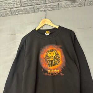 The Lion King Broadway Musical Black Crewneck Sweatshirt Men XL